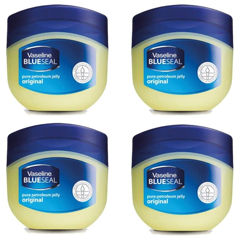 Vaseline Pure Petroleum Jelly Original, 100ml, 4 Pack